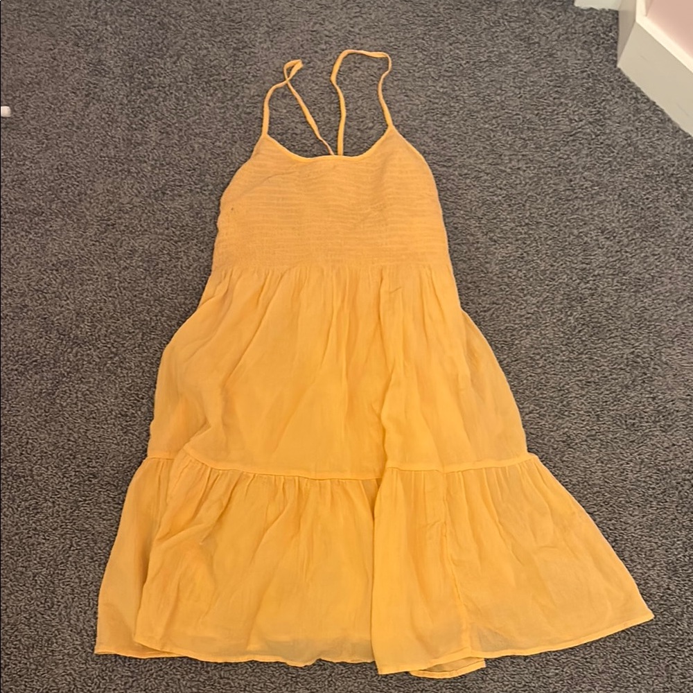 Yellow Strappy Sundress